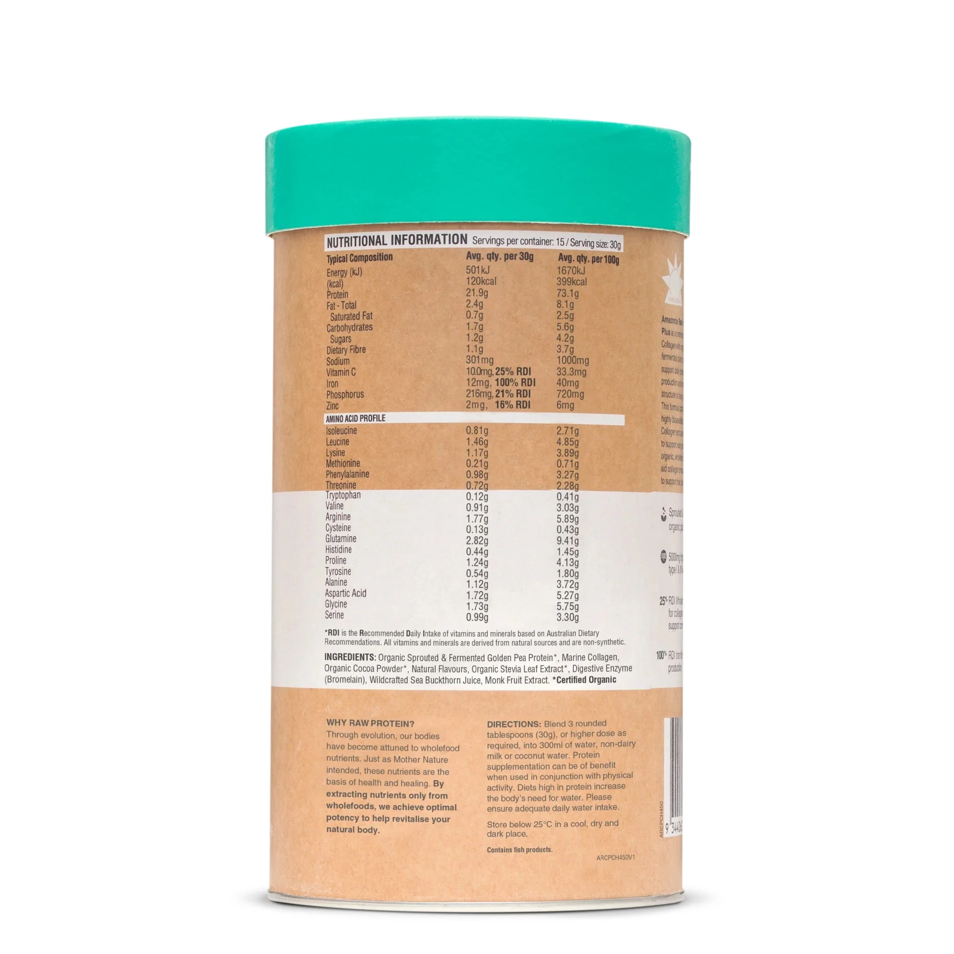 Amazonia Raw Protein Collagen Plus - Image 3