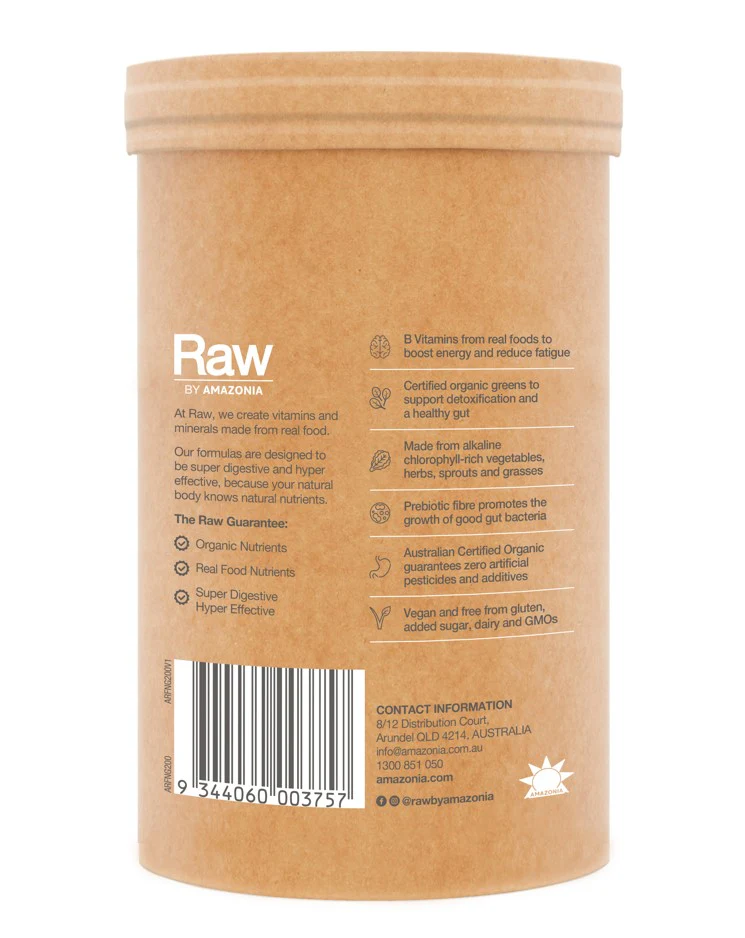 Amazonia Raw Real Food Nutrients Organic Greens - Image 5