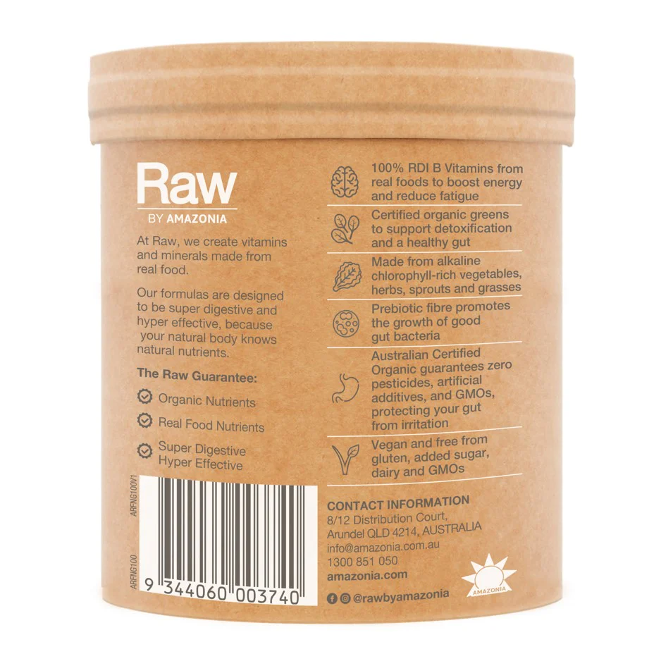Amazonia Raw Real Food Nutrients Organic Greens - Image 6