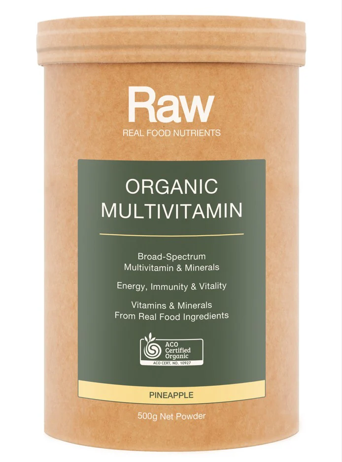 Amazonia Raw Real Food Nutrients Organic Multivitamin Pineapple - Image 3