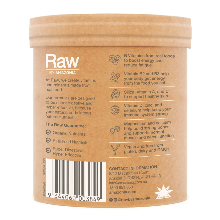 Amazonia Raw Real Food Nutrients Organic Multivitamin Pineapple - Image 7