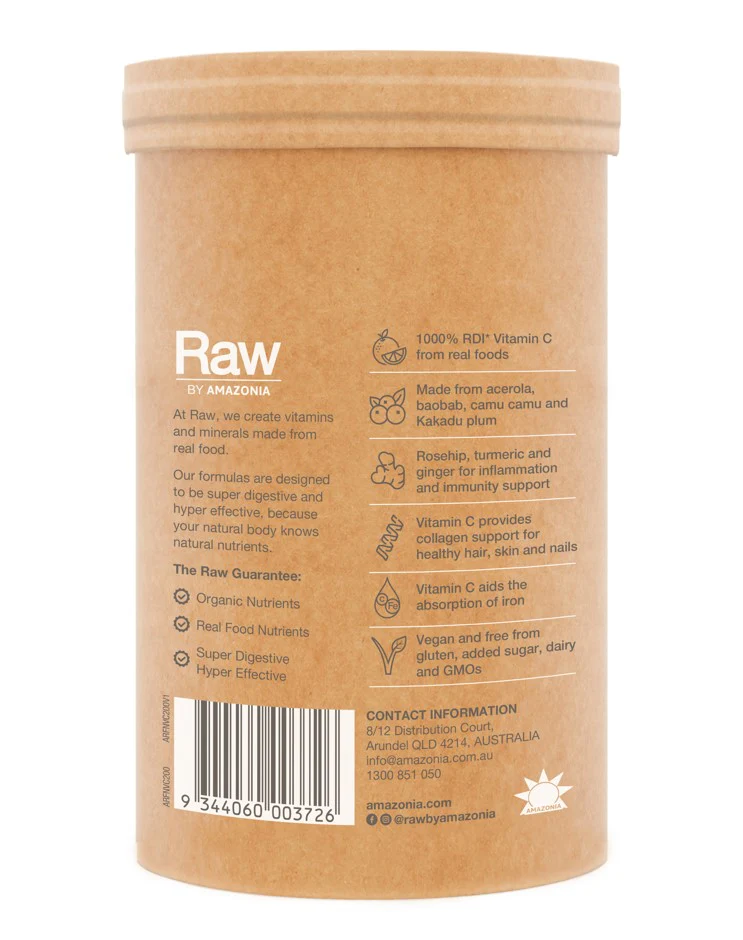 Amazonia Raw Real Food Nutrients Organic Vitamin C - Image 6
