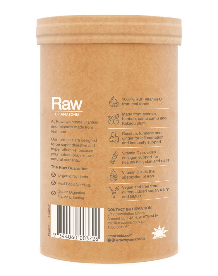 Amazonia Raw Real Food Nutrients Organic Vitamin C - Image 7