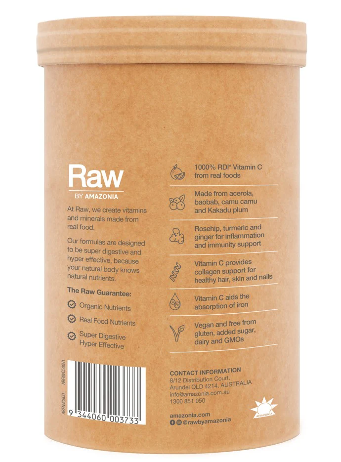 Amazonia Raw Real Food Nutrients Organic Vitamin C - Image 8