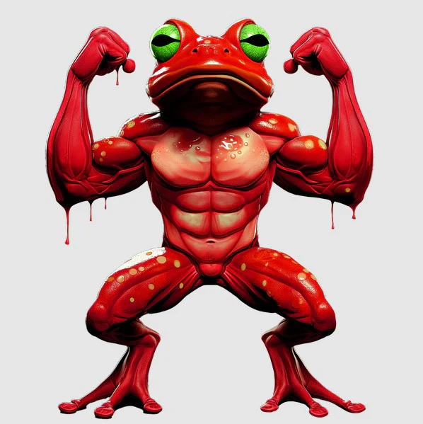 Black Wolf Nutrition PRE High Stimulant Pre Workout Red Frog 400g - Image 3