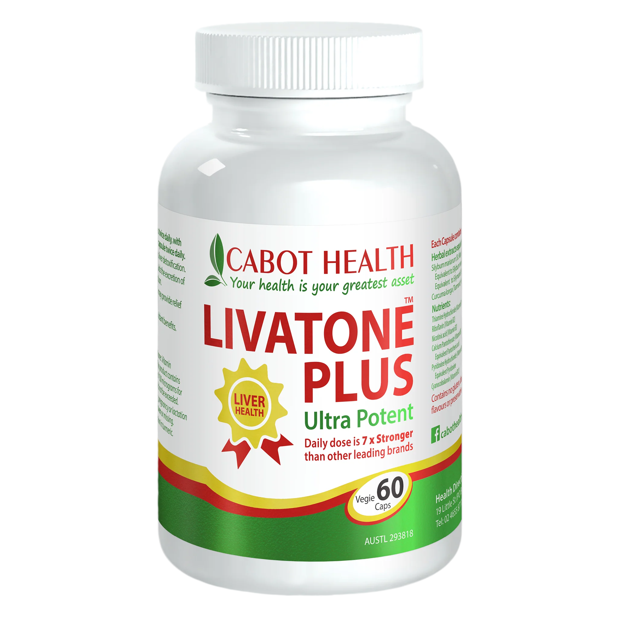 Cabot Health Livatone Plus with Turmeric - Image 3
