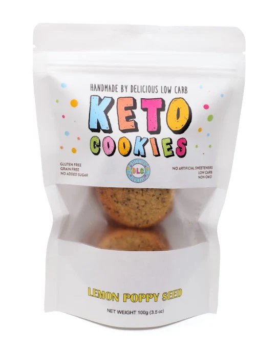 Delicious Low Carb Keto Cookies 100g x 5 pack - Image 4
