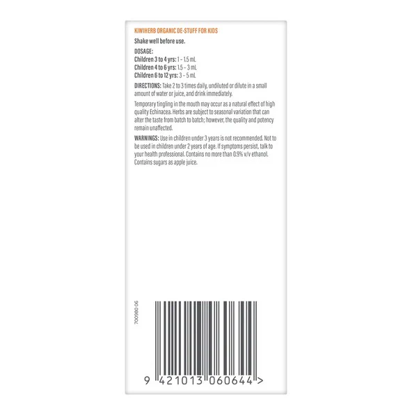 Kiwiherb Organic De-Stuff for Kids - Image 4