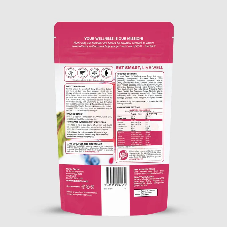 Morlife Berry Clean Liva Detox - Image 3