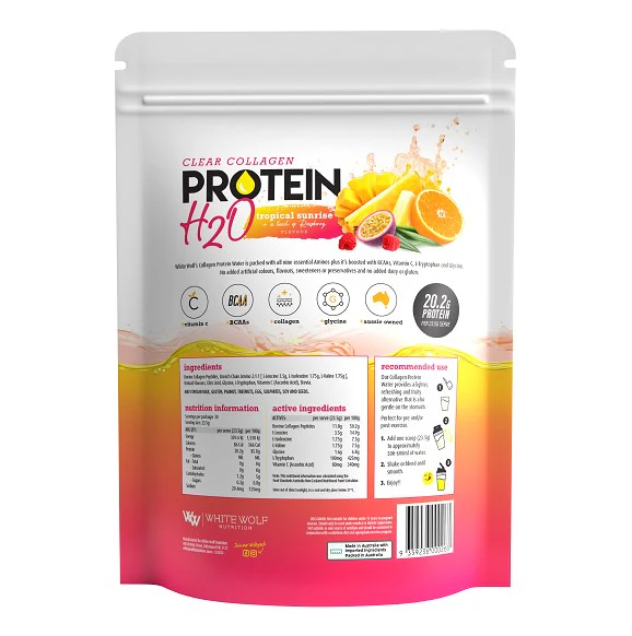 White Wolf Nutrition Protein H20 Mango Pineapple 705g - Image 6